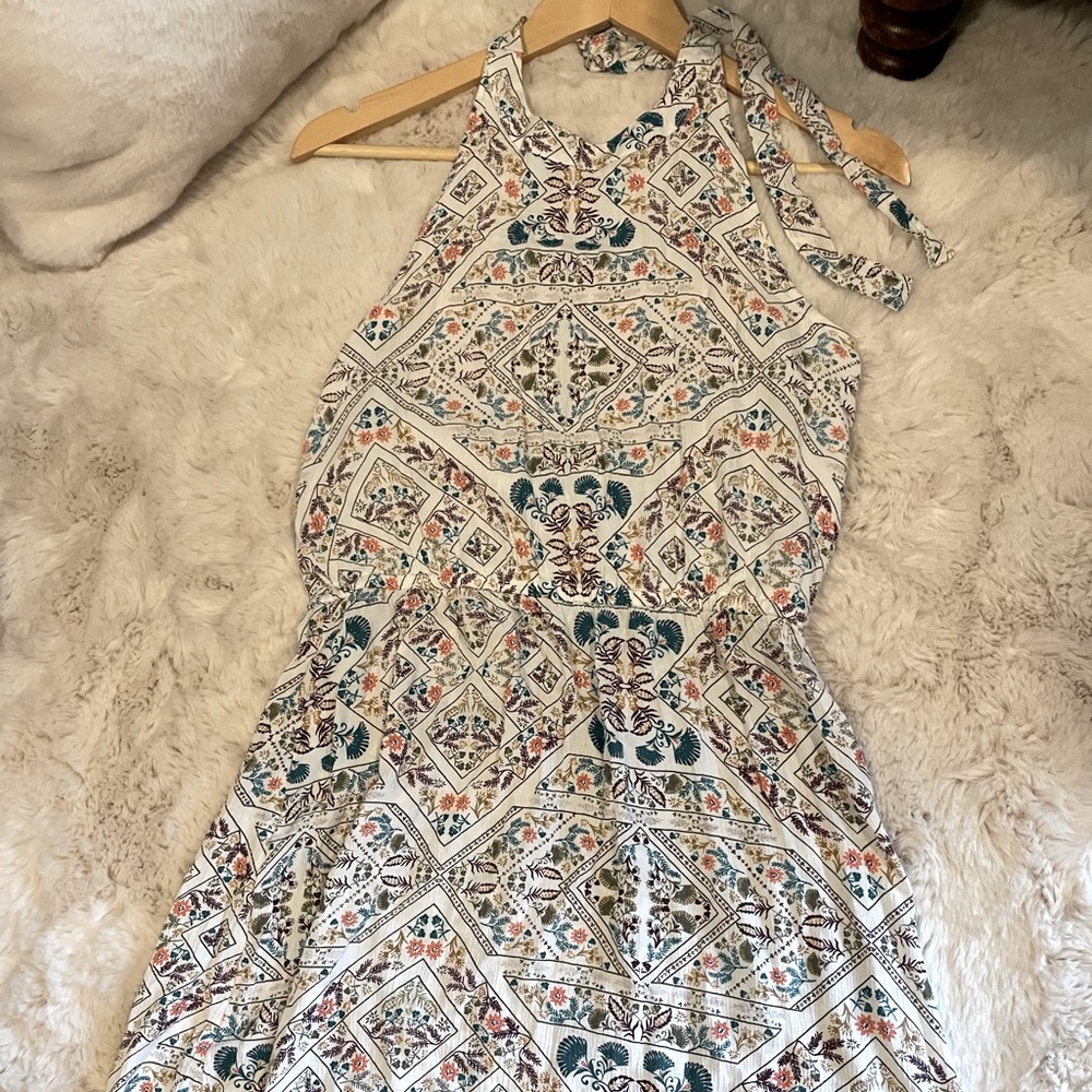 ROXY Halter Top Boho Floral Size M